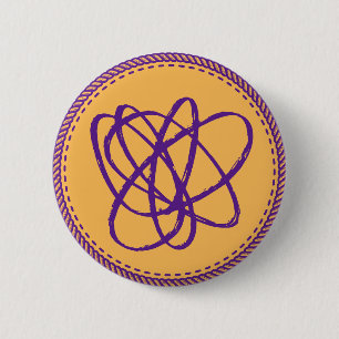 Macaron Rond 5 Cm Bouton de camp IGGPP - Chaos