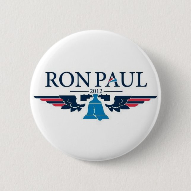 Macaron Rond 5 Cm Bouton de campagne de Ron Paul 2012 (Devant)