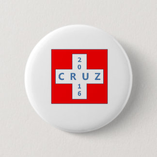 Macaron Rond 5 Cm Bouton de campagne présidentielle de Ted Cruz 2016