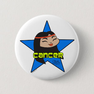 Macaron Rond 5 Cm Bouton de Cancer