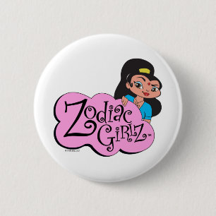 Macaron Rond 5 Cm Bouton de Capricorne