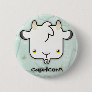 Macaron Rond 5 Cm Bouton de Capricorne