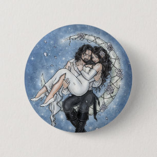 Macaron Rond 5 Cm Bouton de cavaliers de lune