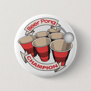 Macaron Rond 5 Cm Bouton de champion de puanteur de bière