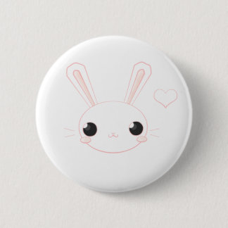 Macaron Rond 5 Cm Bouton de Chan de lapin de gaffe