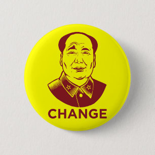 Macaron Rond 5 Cm Bouton de changement de Mao