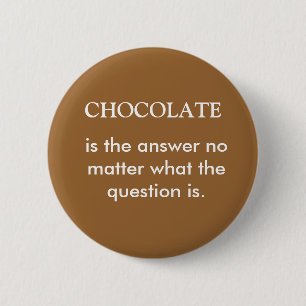 Macaron Rond 5 Cm Bouton de CHOCOLAT