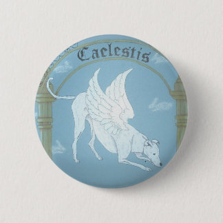 Macaron Rond 5 Cm Bouton de ciel de Caelestis "chien"