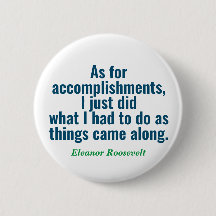 Bouton de citation Eleanor Roosevelt
