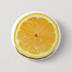 Macaron Rond 5 Cm Bouton de citron