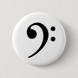 Macaron Rond 5 Cm Bouton de clef basse