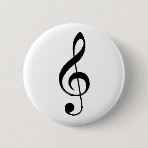 Macaron Rond 5 Cm Bouton de clef triple