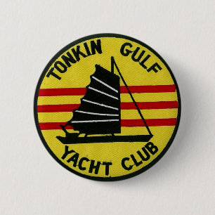 Macaron Rond 5 Cm Bouton de club de yacht de Golfe de Tonkin