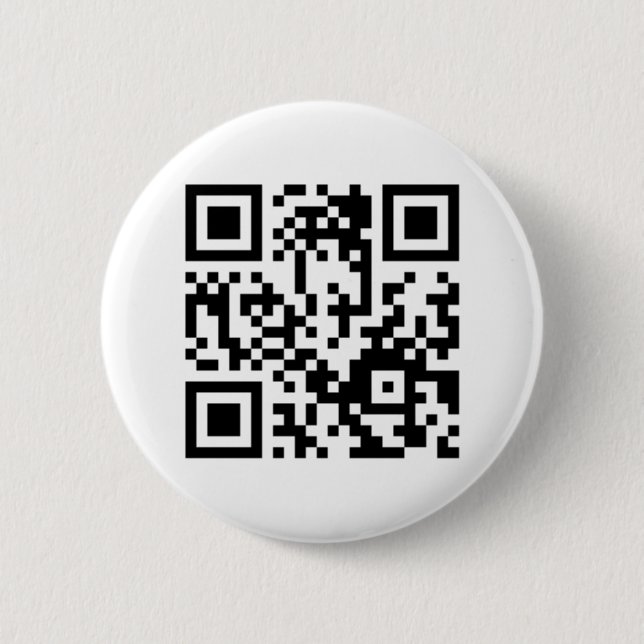 Macaron Rond 5 Cm Bouton de code QR (Devant)