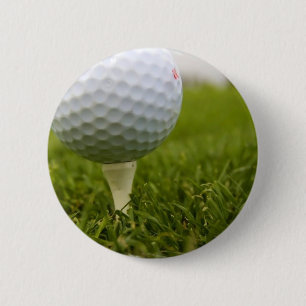 Macaron Rond 5 Cm Bouton de conception de tee de golf