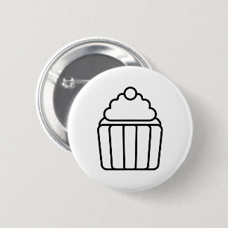 Macaron Rond 5 Cm Bouton de contour de cupcake minimaliste