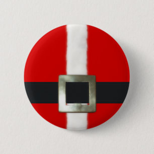 Macaron Rond 5 Cm Bouton de costume de Père Noël de Joyeux Noël