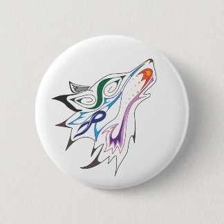Macaron Rond 5 Cm Bouton de coyote