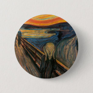 Macaron Rond 5 Cm Bouton de cri