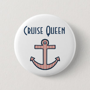 Macaron Rond 5 Cm Bouton de croisière amusant Gag Cadeau