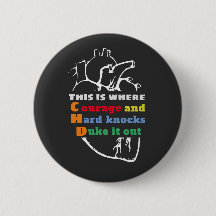 Bouton de croquis du coeur du cloud Word Courage C