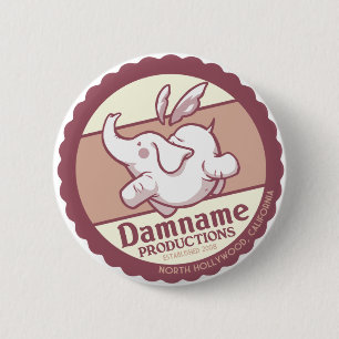 Macaron Rond 5 Cm Bouton de cru de Damname