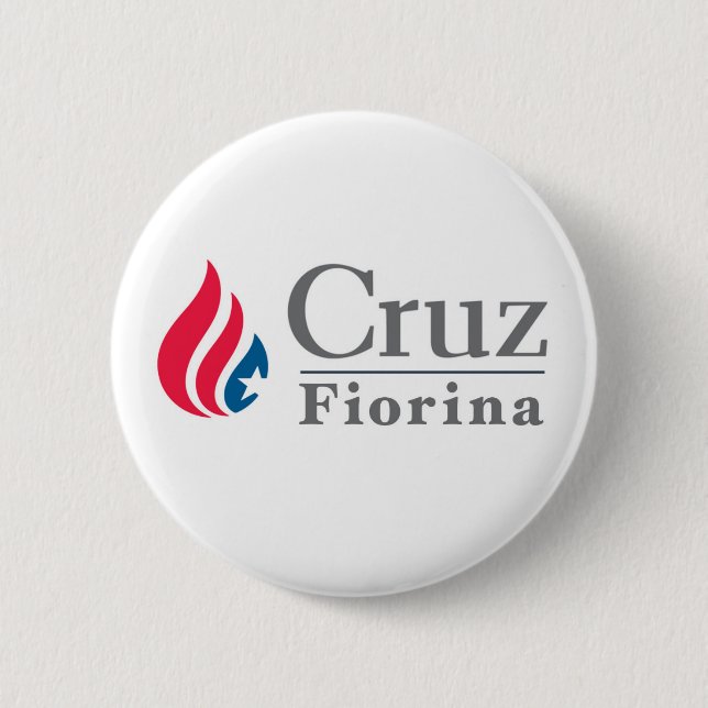 Macaron Rond 5 Cm Bouton de Cruz/Fiorina 2016 (Devant)