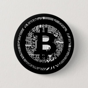 Macaron Rond 5 Cm Bouton de Cryptocurrency de symbole de logo de