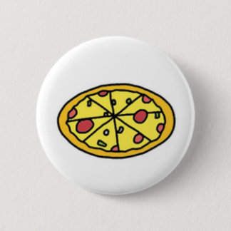 Macaron Rond 5 Cm Bouton de Cutie de pizza de bande dessinée
