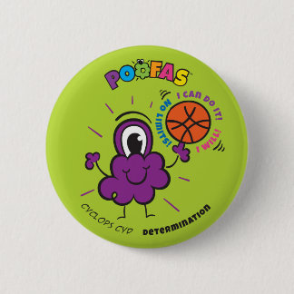 Macaron Rond 5 Cm Bouton de Cyd de cyclopes