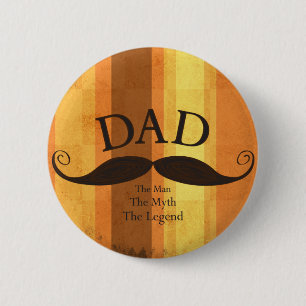 Macaron Rond 5 Cm Bouton de DadMustache