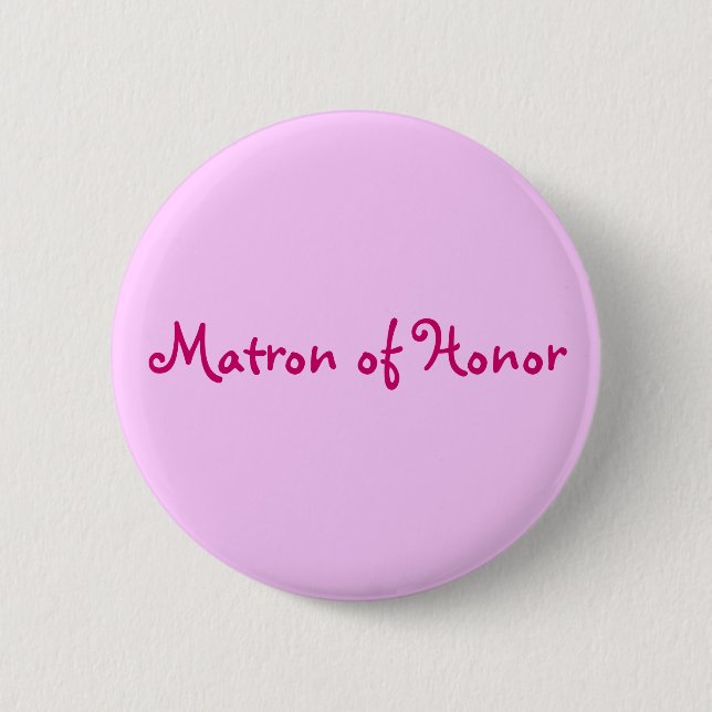 Macaron Rond 5 Cm Bouton de dame de honneur (Devant)