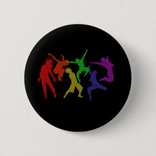 Macaron Rond 5 Cm Bouton de danseurs