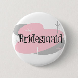 Macaron Rond 5 Cm Bouton de demoiselle d'honneur