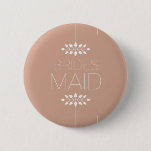 Macaron Rond 5 Cm Bouton de demoiselle d'honneur