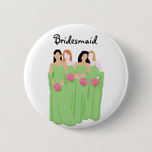 Macaron Rond 5 Cm Bouton de demoiselle d'honneur