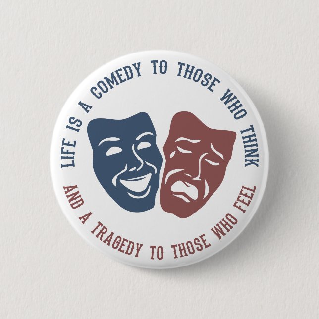 Macaron Rond 5 Cm Bouton de devis LIFE (Devant)