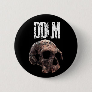 Macaron Rond 5 Cm Bouton de Dia De Los Muertos DDLM Logo
