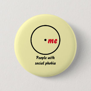 Macaron Rond 5 Cm Bouton de diagnostic unique du diagramme de Venn