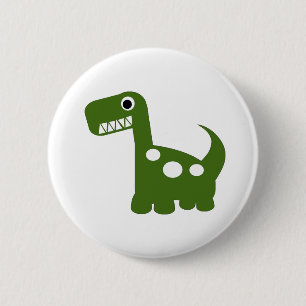 Macaron Rond 5 Cm bouton de Dino-acarides