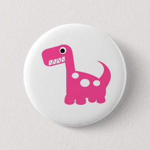 Macaron Rond 5 Cm bouton de Dino-acarides