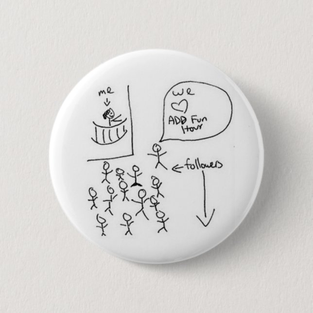Macaron Rond 5 Cm Bouton de disciples (Devant)