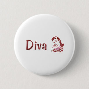 Macaron Rond 5 Cm Bouton de diva