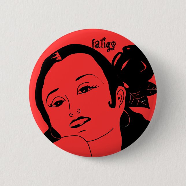 Macaron Rond 5 Cm bouton de Dolores (Devant)