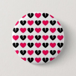Macaron Rond 5 Cm Bouton de douleur/coeurs brisés