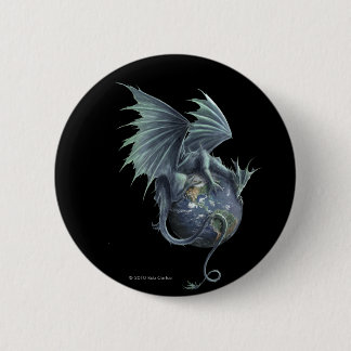 Macaron Rond 5 Cm Bouton de dragon de la terre