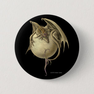 Macaron Rond 5 Cm Bouton de dragon de Vénus