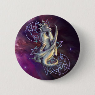 Macaron Rond 5 Cm Bouton de dragon d'étoile