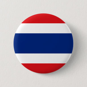 Macaron Rond 5 Cm Bouton de drapeau de la Thaïlande