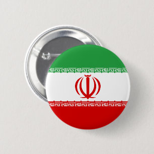 Macaron Rond 5 Cm Bouton de drapeau de l'Iran